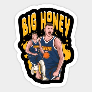 Nikola Jokic Big Honey Cartoon Sticker